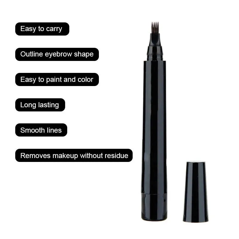 Four-pronged Beard Pen Beard Filling Pen Beard Pencil And Beard Brush Combination - Bellarte Enchanté Four-pronged Beard Pen Beard Filling Pen Beard Pencil And Beard Brush Combination